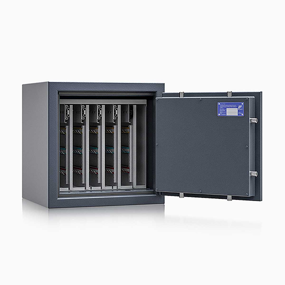 Schlüsseltresor safe4key I - Größe 3 / 500x500x420 / 280 Haken / 88kg / 157004  / Klasse 1  EN 1143-1, ECB•S / RAL7024 / Elektronik STELLAR  Basic  Schlüsseltresor safe4key I - Größe 3 / 500x500x420 / 280 Haken / 88kg / 157004  / Klasse 1  EN 1143-1, ECB•S / RAL7024 / Elektronik STELLAR  Basic