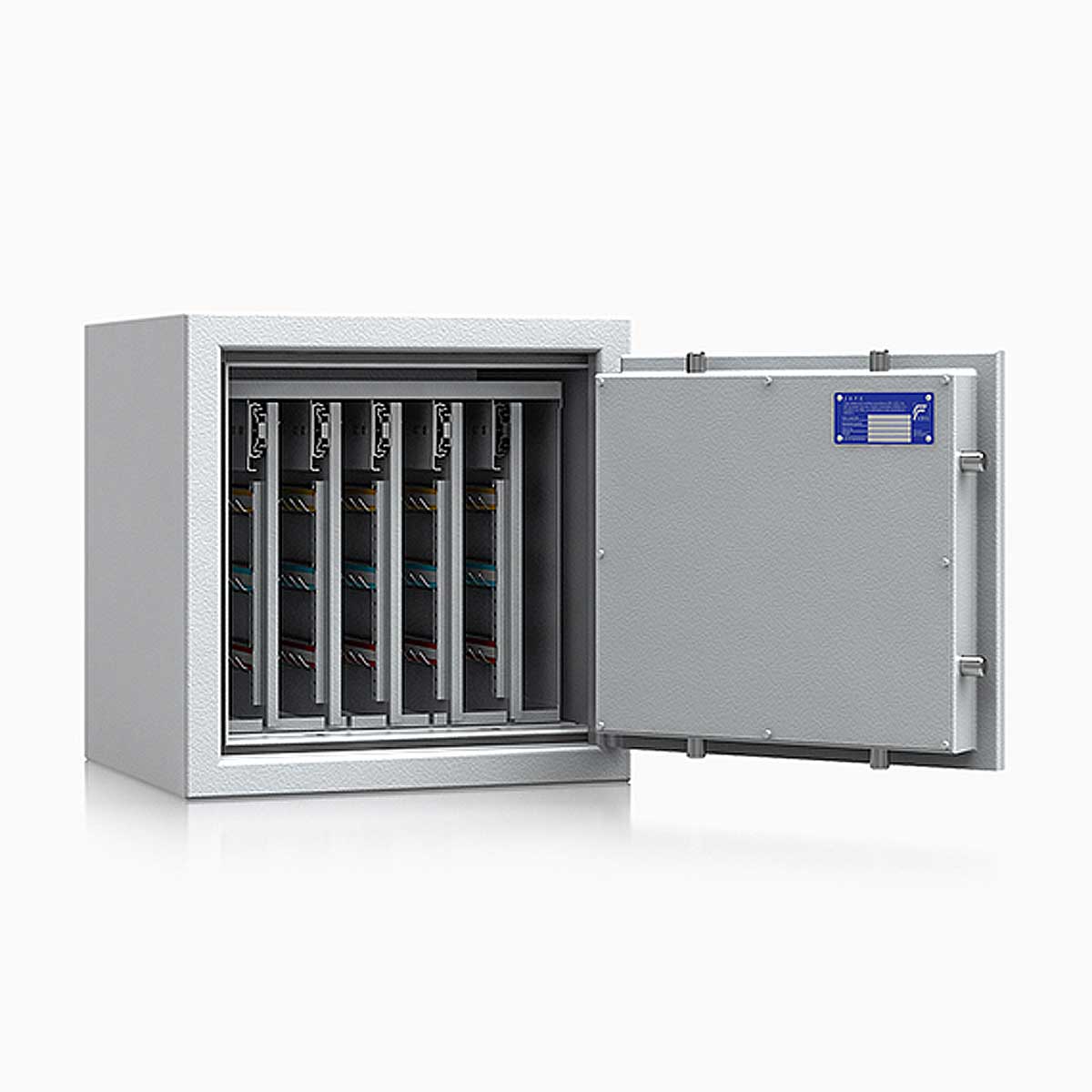 Schlüsseltresor safe4key I - Größe 3 / 500x500x420 / 280 Haken / 88kg / 157004  / Klasse 1  EN 1143-1, ECB•S / RAL7035 / Elektronik STELLAR  Basic  Schlüsseltresor safe4key I - Größe 3 / 500x500x420 / 280 Haken / 88kg / 157004  / Klasse 1  EN 1143-1, ECB•S / RAL7035 / Elektronik STELLAR  Basic