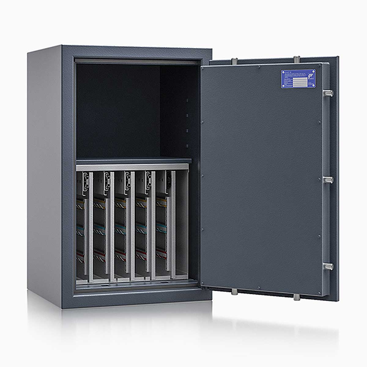 Schlüsseltresor safe4key I - Größe 5 / 800x500x420 / 280 Haken / 1 Fachboden / 117kg / 157009  / Klasse 1  EN 1143-1, ECB•S / RAL7024 / Elektronik STELLAR  Basic  Schlüsseltresor safe4key I - Größe 5 / 800x500x420 / 280 Haken / 1 Fachboden / 117kg / 157009  / Klasse 1  EN 1143-1, ECB•S / RAL7024 / Elektronik STELLAR  Basic