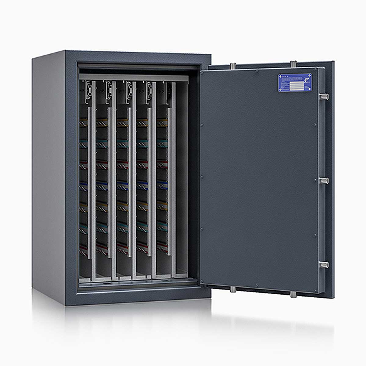 Schlüsseltresor safe4key I - Größe 5 / 800x500x420 / 600 Haken / 130kg / 157011  / Klasse 1  EN 1143-1, ECB•S / RAL7024 / Elektronik STELLAR  Basic  Schlüsseltresor safe4key I - Größe 5 / 800x500x420 / 600 Haken / 130kg / 157011  / Klasse 1  EN 1143-1, ECB•S / RAL7024 / Elektronik STELLAR  Basic