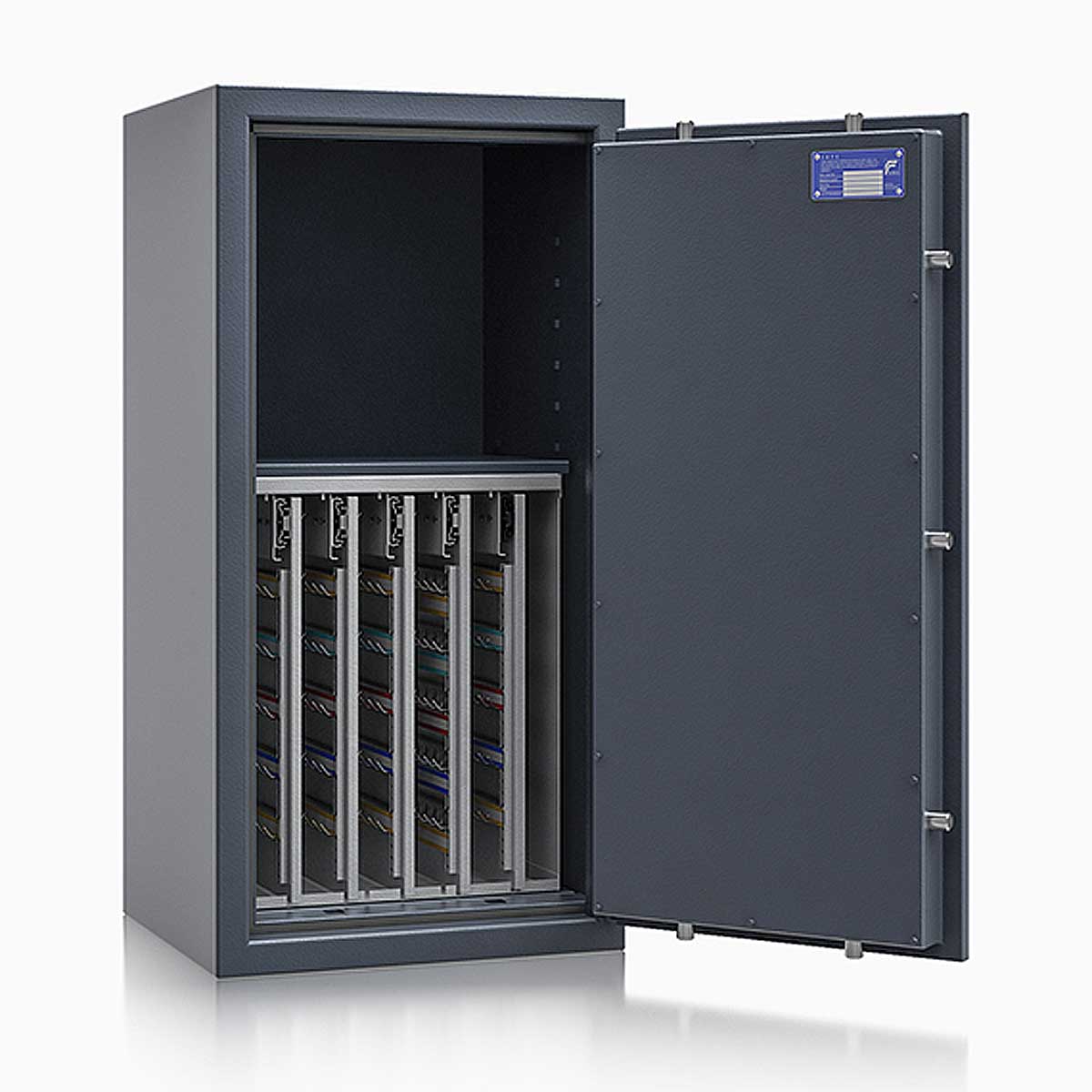 Schlüsseltresor safe4key I - Größe 6 / 1000x500x420 / 440 Haken / 1 Fachboden / 142kg / 157013  / Klasse 1  EN 1143-1, ECB•S / RAL7024 / Elektronik STELLAR  Basic  Schlüsseltresor safe4key I - Größe 6 / 1000x500x420 / 440 Haken / 1 Fachboden / 142kg / 157013  / Klasse 1  EN 1143-1, ECB•S / RAL7024 / Elektronik STELLAR  Basic
