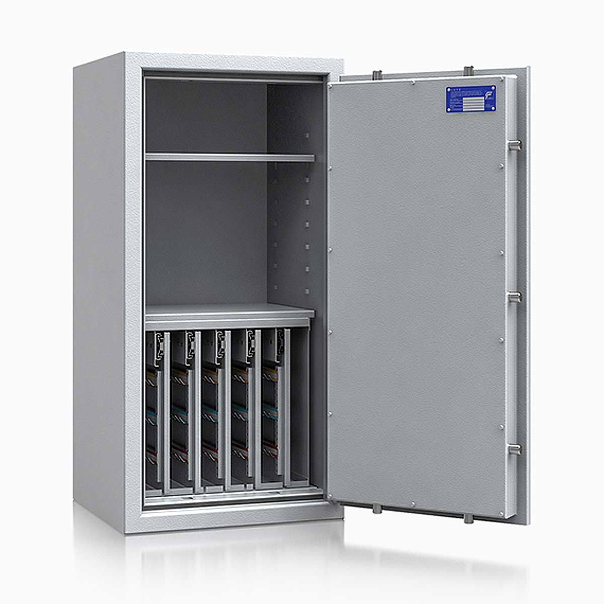 Schlüsseltresor safe4key I - Größe 6 / 1000x500x420 / 280 Haken / 2 Fachböden / 137kg / 157014  / Klasse 1  EN 1143-1, ECB•S / RAL7035 / Elektronik STELLAR  Basic  Schlüsseltresor safe4key I - Größe 6 / 1000x500x420 / 280 Haken / 2 Fachböden / 137kg / 157014  / Klasse 1  EN 1143-1, ECB•S / RAL7035 / Elektronik STELLAR  Basic