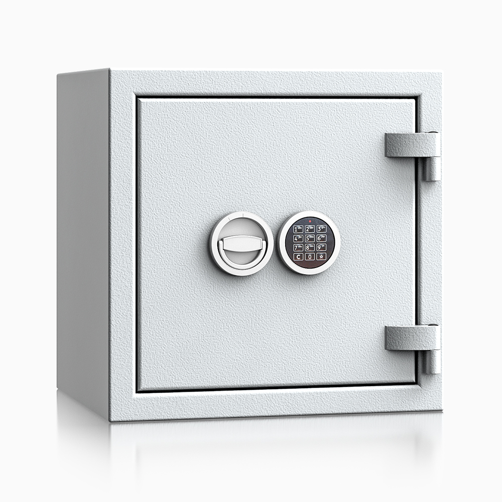 Wertschutzschrank save4ever I - 2 / 500x500x420 / 71kg / 402002 Klasse 1 nach EN 1143-1 - ECB•S / RAL7024 / Elektronik STELLAR  Basic  / 
