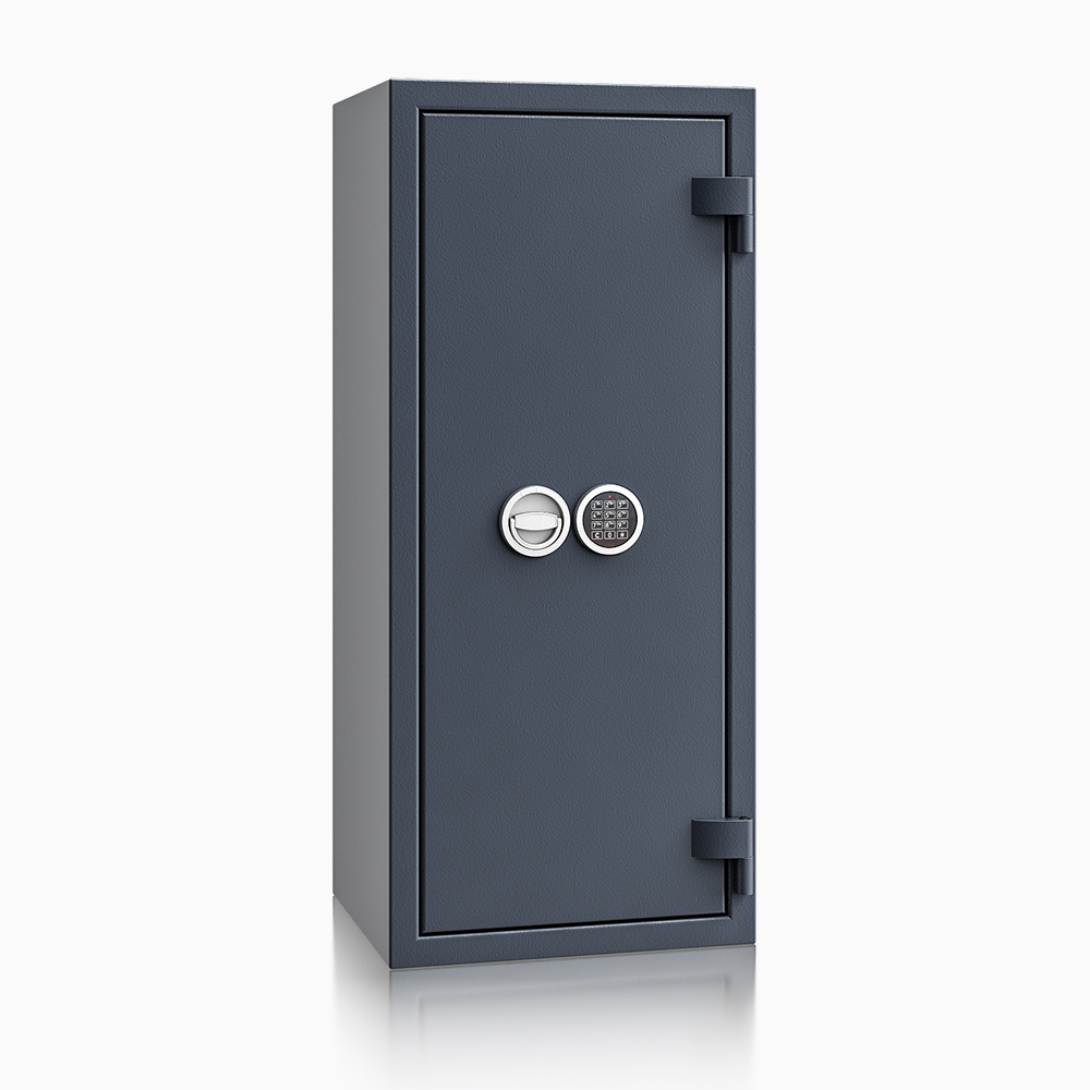 Wertschutzschrank save4ever I - 6 / 1150x500x420 / 135kg / 402006 Klasse 1 nach EN 1143-1 - ECB•S / RAL7035 / Elektronik STELLAR  Basic  / 