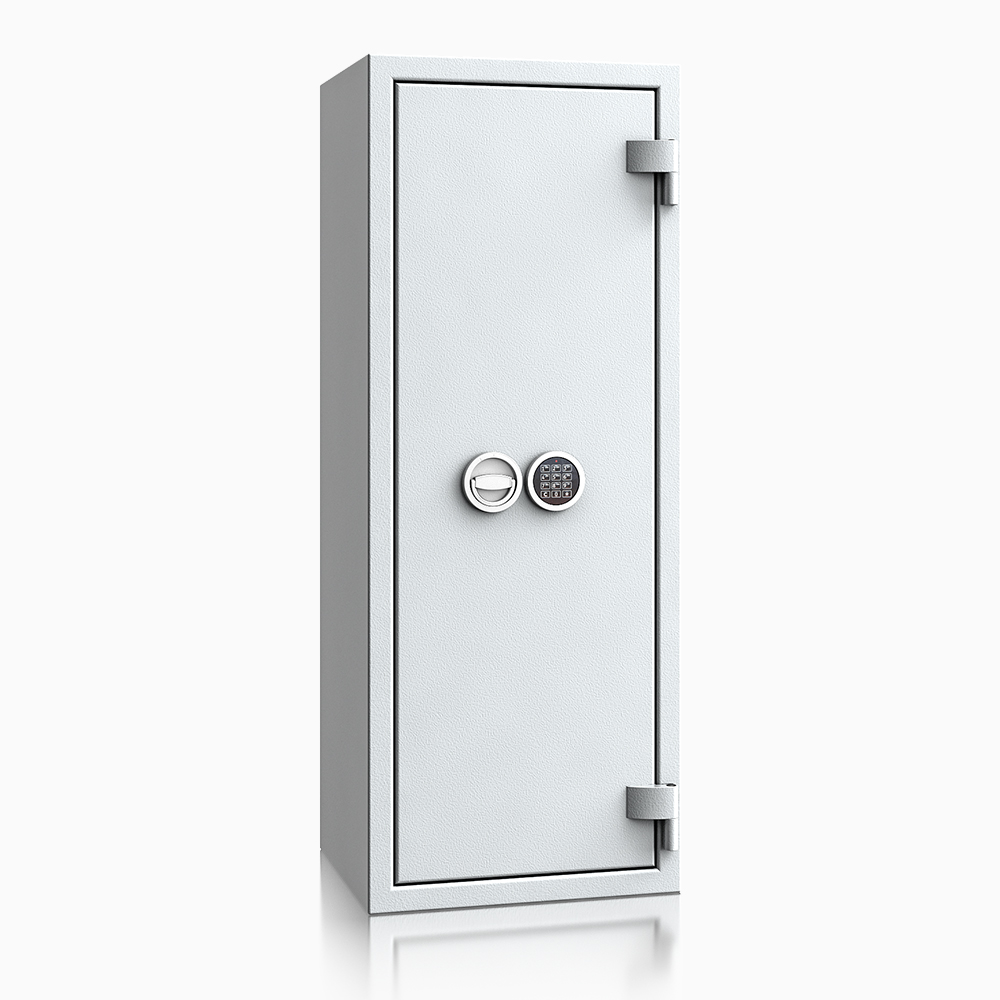 Wertschutzschrank save4ever I - 7 / 1300x500x420 / 150kg / 402007 Klasse 1 nach EN 1143-1 - ECB•S / RAL7024 / Elektronik STELLAR  Basic  / 
