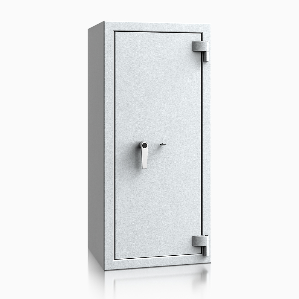Wertschutzschrank save4ever III - 5 / 1200x550x465 / 450kg / 419105 RAL7035 / Doppelbartschlüsselschloss / DIN R / Klasse 3 nach EN 1143-1 - ECB•S