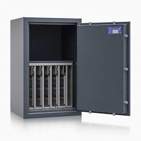 Schlüsseltresor safe4key I - Größe 5 / 800x500x420 / 280 Haken / 1 Fachboden / 117kg / 157009 DIN R / Klasse 1  EN 1143-1, ECB•S / RAL7024