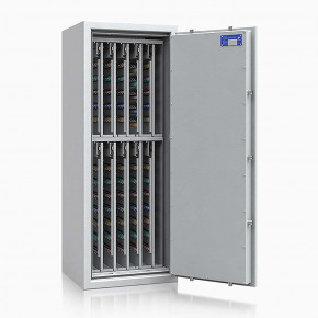 Schlüsseltresor safe4key I - Größe 8 / 1300x500x420 / 1040 Haken / 202kg / 157025 DIN R / Klasse 1  EN 1143-1, ECB•S / RAL7035