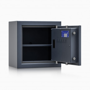 Wertschutzschrank save4ever I - 0 / 400x400x270 / 39kg / 402000 Klasse 1 nach EN 1143-1 - ECB•S / RAL7035 / Elektronik STELLAR  Basic  / 