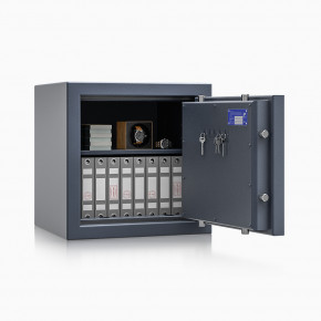 Wertschutzschrank save4ever III - 1 / 550x550x465 / 239kg / 419101 RAL7035 / Elektronik STELLAR  Basic  / Klasse 3 nach EN 1143-1 - ECB•S