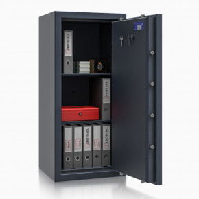 Wertschutzschrank save4ever III - 5 / 1200x550x465 / 450kg / 419105 RAL7035 / Elektronik STELLAR  Basic  / Klasse 3 nach EN 1143-1 - ECB•S