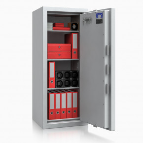 Wertschutzschrank - save4ever IV - 6 / 1370x570x500 / 654kg / 425106 RAL7035 / DIN R / Klasse 4 nach EN 1143-1 - ECB•S / 2x Doppelbartschloss